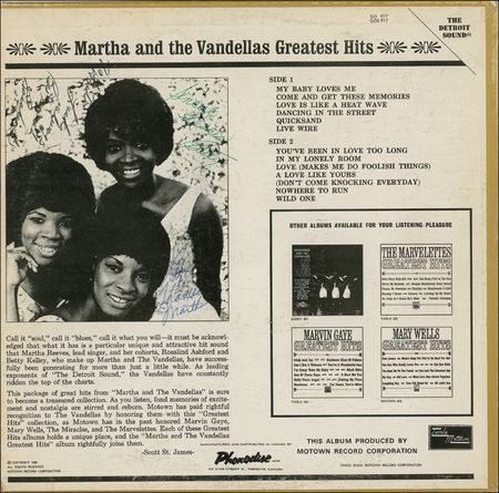 Lot #778 Martha and the Vandellas Album - Image 1