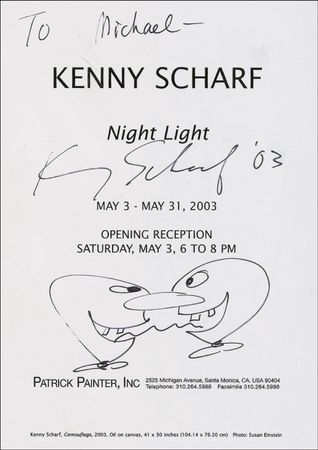 Lot #596 Kenny Scharf Sketches - Image 1