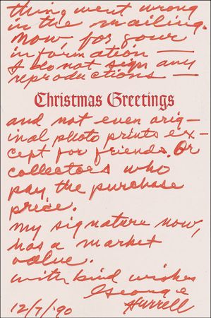 Lot #551 George Hurrell Handwritten Letter Signed - Image 2