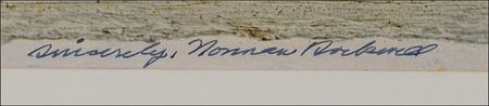 Lot #590 Norman Rockwell Print - Image 2