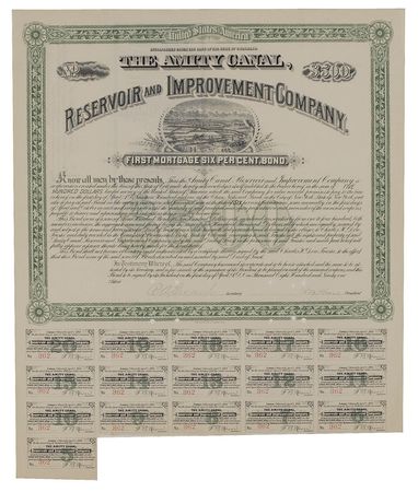 Lot #228 Charles H. Dow Signed Document - Image 1