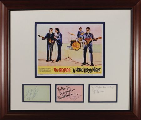 Lot #699 Beatles: The Beatles come together in a colorful display - Image 1
