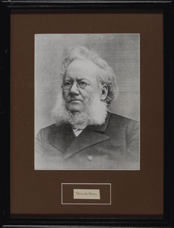 Lot #553 Henrik Ibsen Signature - Image 1