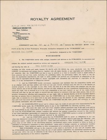 Lot #800 Gertrude “Ma” Rainey Signed Document - Image 2