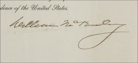 Lot #119 William McKinley Signed Document - Image 2