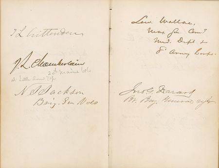 Lot #193 Civil War Era Autograph Album: Remarkable album signed by more than two hundred 19th century notables, including presidents Grant, Johnson, and Garfield plus Civil War generals Sherman, McClellan, Beauregard and Sheridan - Image 5