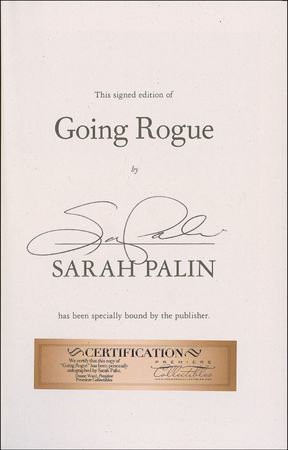 Lot #296 Sarah Palin Book - Image 1