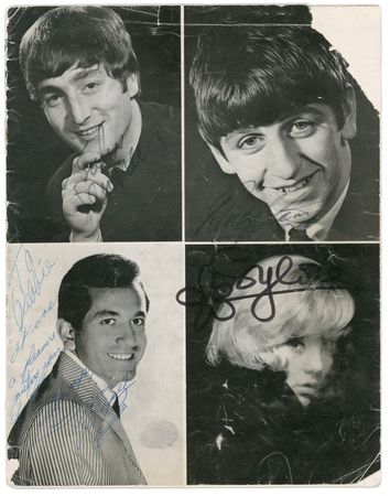 Lot #712 Beatles: The Fab Four invade the regal Olympia Theatre in Paris as part of their 1964 tour - Image 1