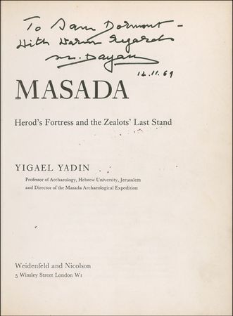 Lot #202 Moshe Dayan Books - Image 1