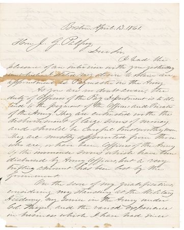 Lot #366 George L. Andrews Handwritten Letter Signed - Image 1