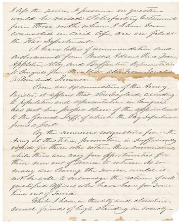 Lot #366 George L. Andrews Handwritten Letter Signed - Image 2