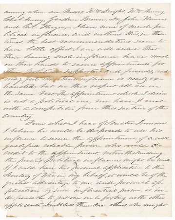 Lot #366 George L. Andrews Handwritten Letter Signed - Image 3