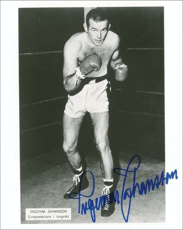 Lot #1280 Floyd Patterson and Ingemar Johansson - Image 1