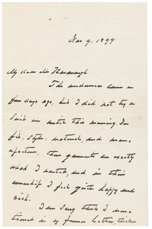 Lot #17 Grover Cleveland: “I feel quite happy and