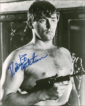 Lot #1053 Robert Mitchum Signed Photographs - Image 1