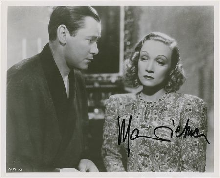 Lot #944 Marlene Dietrich Signed Photographs - Image 1