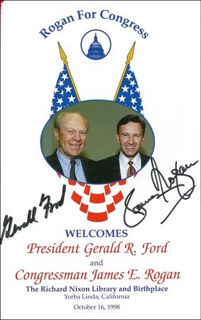 Lot #7 George Bush and Gerald Ford Campaign Programs - Image 2