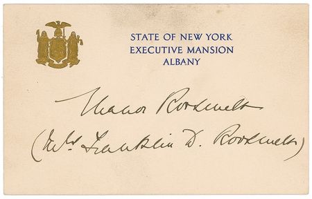 Lot #125 Franklin and Eleanor Roosevelt Signatures - Image 1