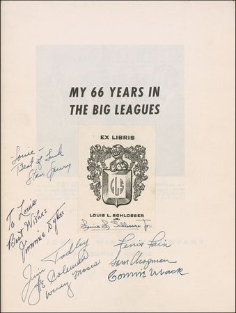 Lot #1242 Connie Mack Book - Image 1