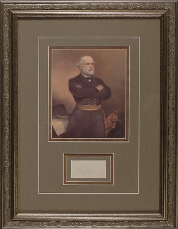 Lot #396 Robert E. Lee: The celebrated Confederate general elaborately displayed - Image 2
