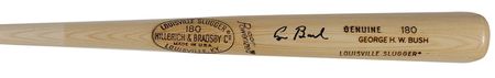 Lot #11 George Bush: A Yale first baseman—and 41st