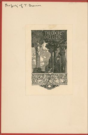 Lot #555 Theodore Dreiser - Image 1