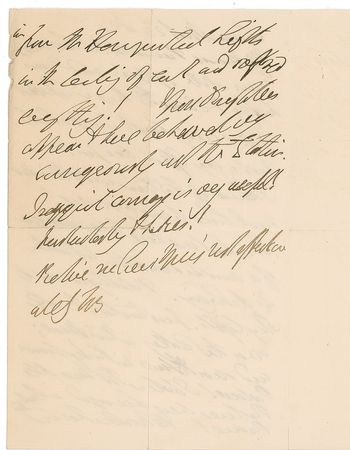 Lot #430 Duke of Wellington: The Waterloo victor offers military praise ?[It] appears they behaved very courageously? - Image 2