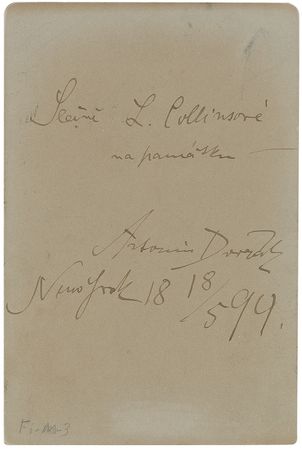 Lot #677 Antonin Dvorak: Superlative photo of the great Czech composer - Image 1