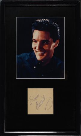 Lot #819 Elvis Presley Signature - Image 1
