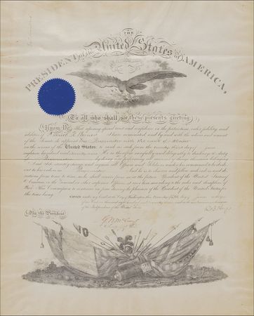 Lot #68 Rutherford B. Hayes Signed Document - Image 1