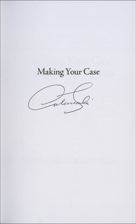 Lot #310 Antonin Scalia Book - Image 1