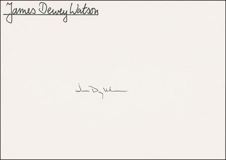 Lot #214 DNA: Watson, Crick, and Wilkins Signatures - Image 1