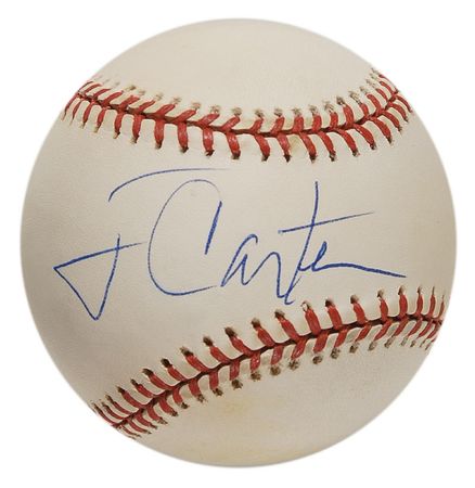 Lot #14 Jimmy Carter Baseball
