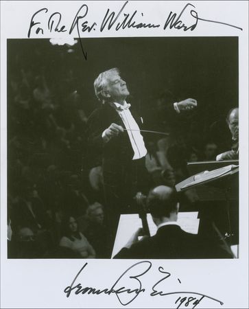 Lot #733 Leonard Bernstein Signed Photographs - Image 1