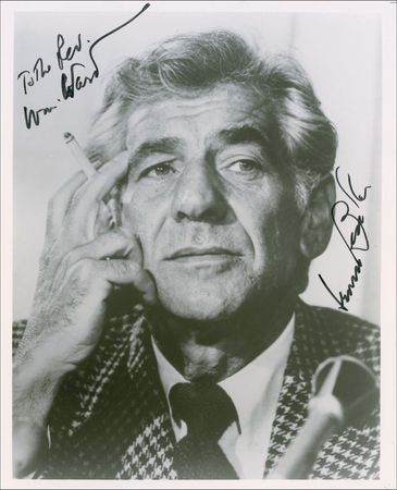 Lot #733 Leonard Bernstein Signed Photographs - Image 2