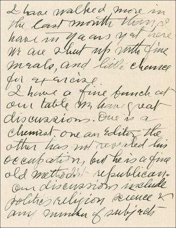 Lot #1265 James Naismith: In a scarce ALS, the inventor of basketball takes to the high seas - Image 2