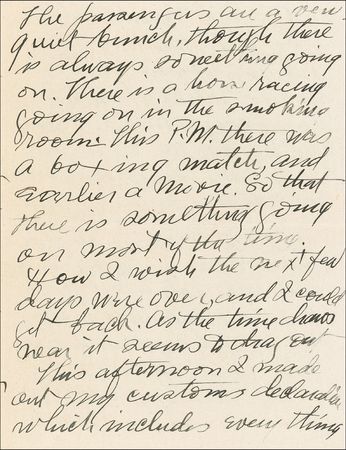 Lot #1265 James Naismith: In a scarce ALS, the inventor of basketball takes to the high seas - Image 3