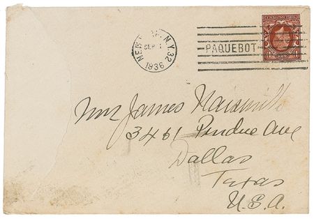 Lot #1265 James Naismith: In a scarce ALS, the inventor of basketball takes to the high seas - Image 5