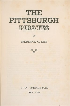 Lot #1318 Honus Wagner: The Flying Dutchman signs a book on the Pittsburgh Pirates - Image 2