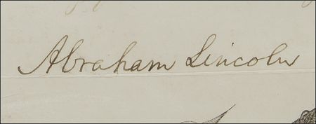 Lot #91 Abraham Lincoln: With the Siege of Petersburg raging, President Lincoln appoints an officer to provide troops with their essential supplies - Image 2