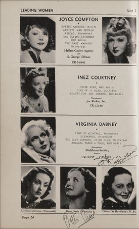 Lot #1111 Vintage Hollywood: More than 200 Hollywood stars from 1939 including Bogie, Lugosi, and the Wizard of Oz stars - Image 1