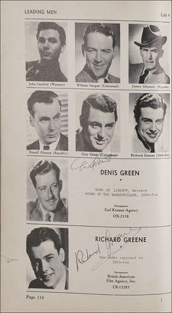 Lot #1111 Vintage Hollywood: More than 200 Hollywood stars from 1939 including Bogie, Lugosi, and the Wizard of Oz stars - Image 6