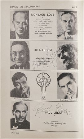 Lot #1111 Vintage Hollywood: More than 200 Hollywood stars from 1939 including Bogie, Lugosi, and the Wizard of Oz stars - Image 8