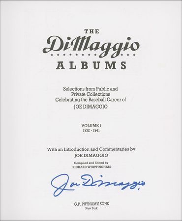 Lot #1202 Joe DiMaggio Books - Image 1