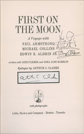 Lot #448 Apollo 11: Superlative initial printing of First On The Moon - Image 1