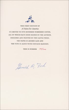 Lot #45 Gerald Ford Book - Image 1