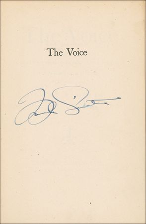 Lot #839 Frank Sinatra Book - Image 1