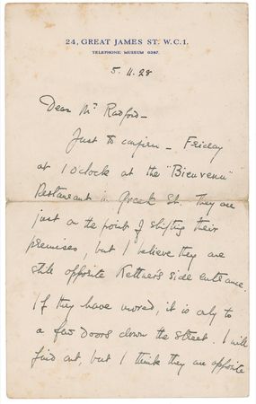Lot #611 Dorothy Sayers: “He refers me to the Dickens family - Ha! Ha!” - Image 1