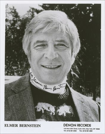 Lot #732 Elmer Bernstein: ?The nomination I received for ?To Kill a Mockingbird? is one of the finest honors I?ve been accorded? - Image 1