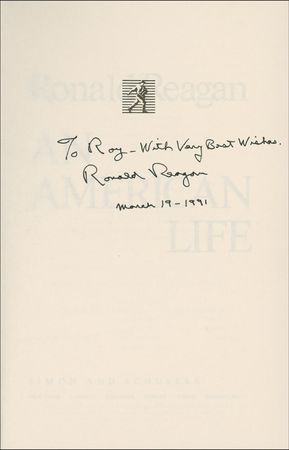 Lot #113 Ronald Reagan Book - Image 1